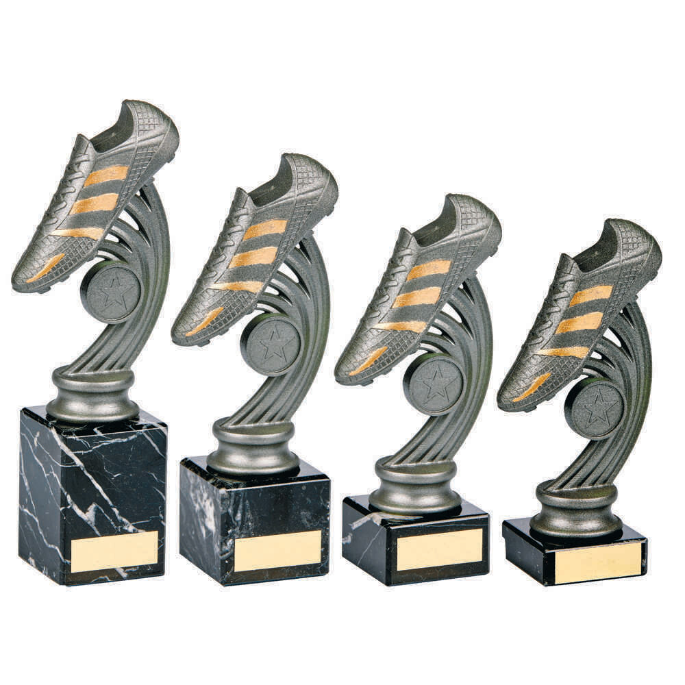 Football Boot on Blk Marble (4 Sizes Available)