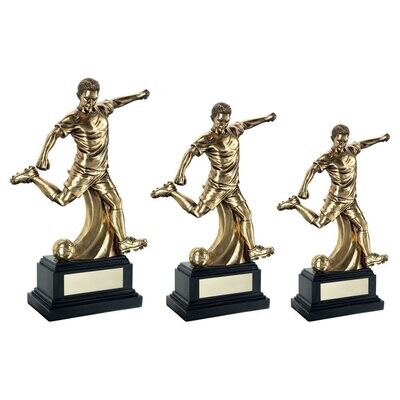 Resin Male Footballer (Available in 3 Sizes)