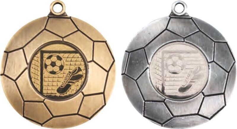 Domed Football Medal