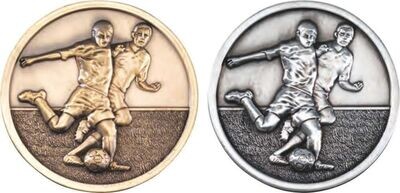 70mm Football Players Medallion