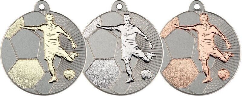 50mm Football Medal