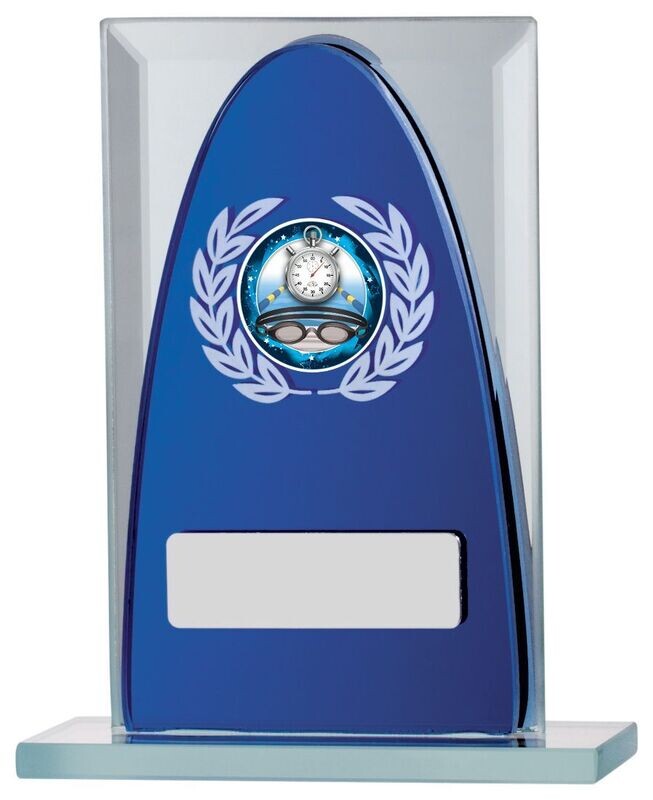 Multisport Glass Award Blue