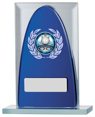 Multisport Glass Award Blue