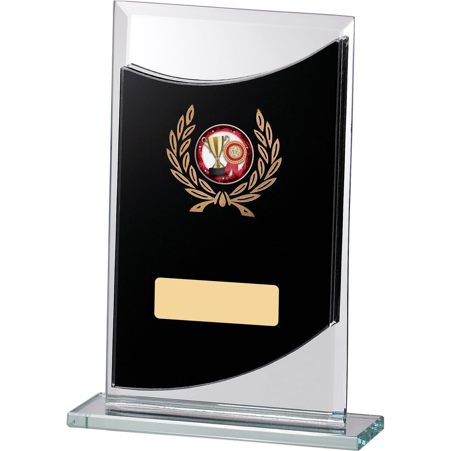 Multisport Glass Award Black (In 3 Sizes)