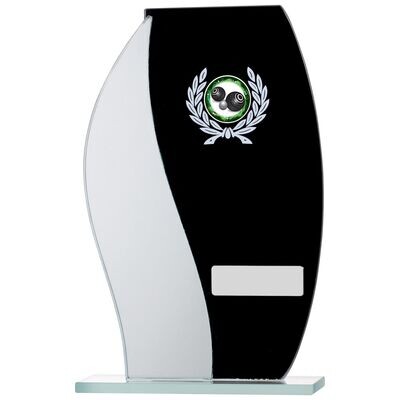 Multisport Glass Award Black (In 3 Sizes)