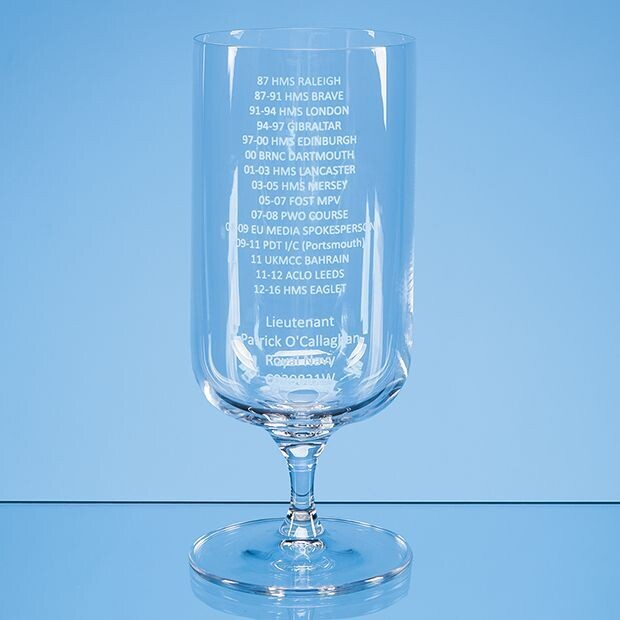 0.4Ltr Footed Beer Glass