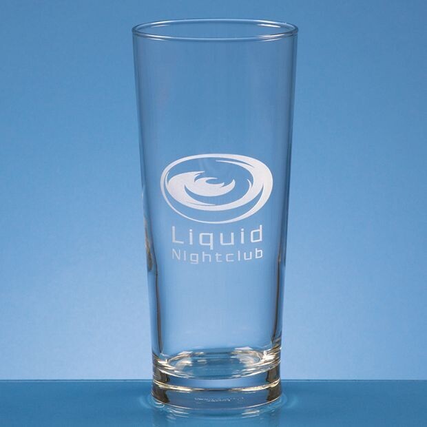0.58Ltr Straight Sided Beer Glass