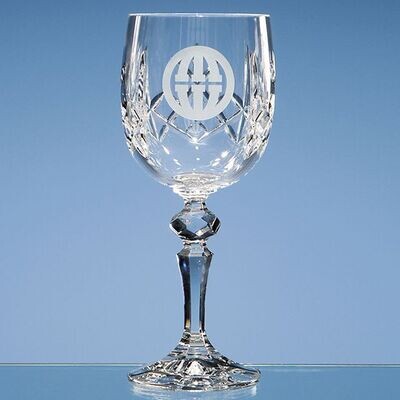 220ml Panelled Wine Glass