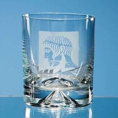 Whisky Glass with Dimple Base