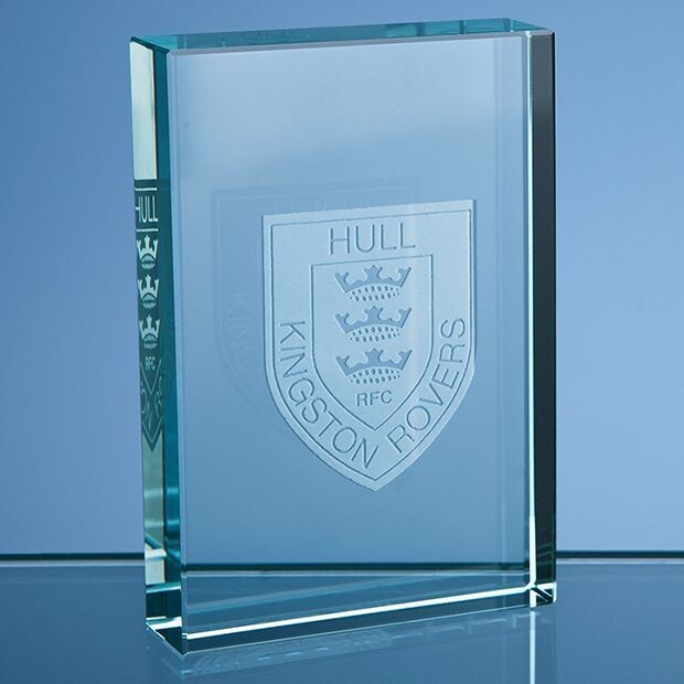9cm Jade Rectangular Paperweight