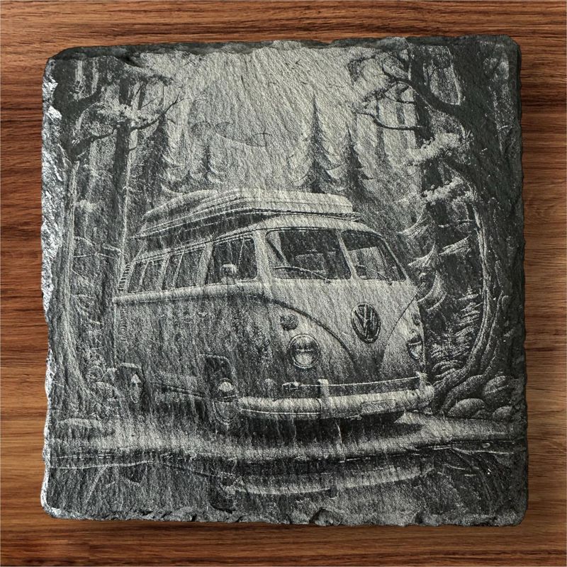 100mm Natural Slate Coaster