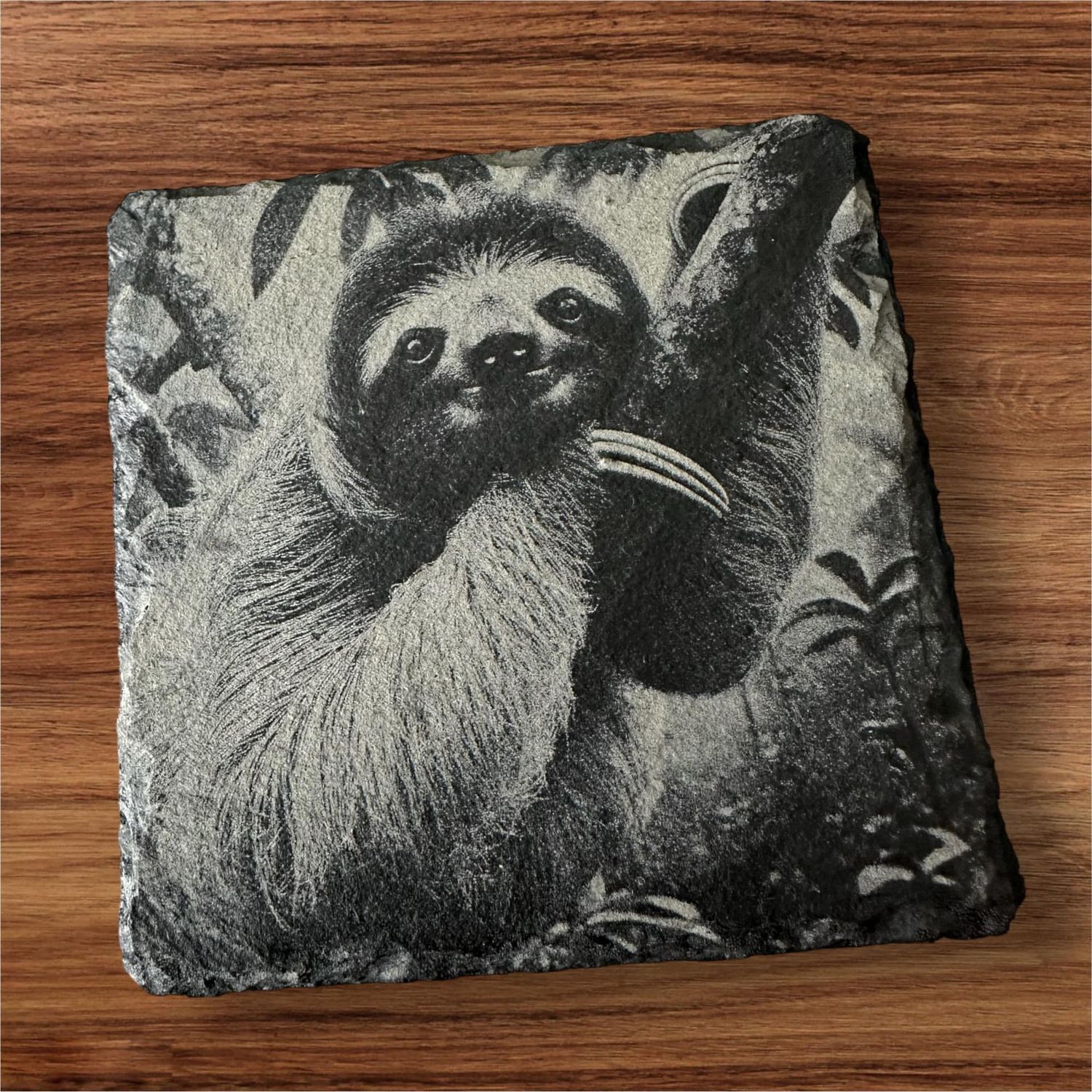 100mm Natural Slate Coaster