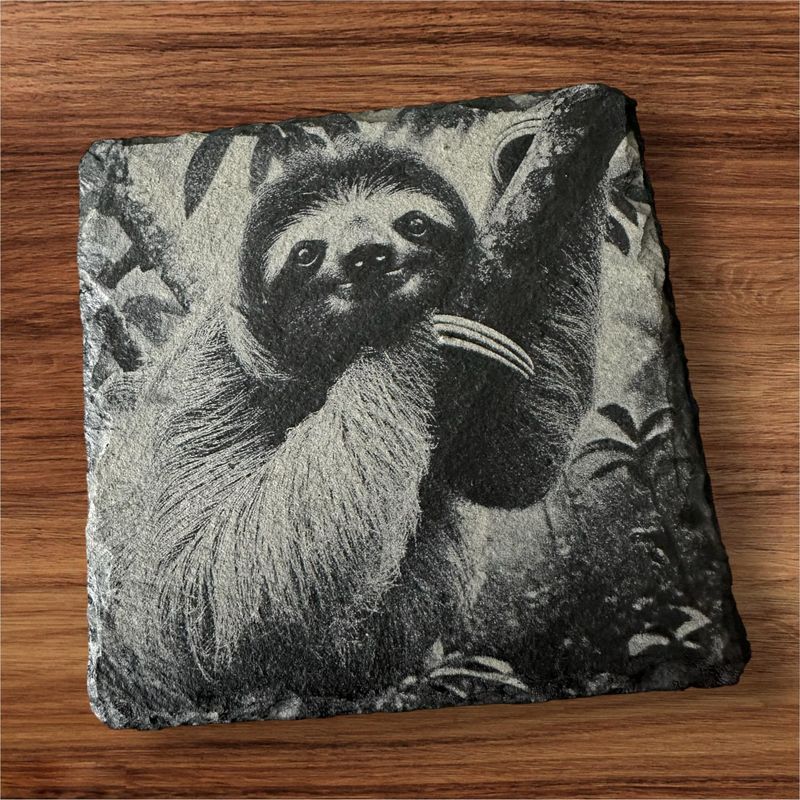 100mm Natural Slate Coaster