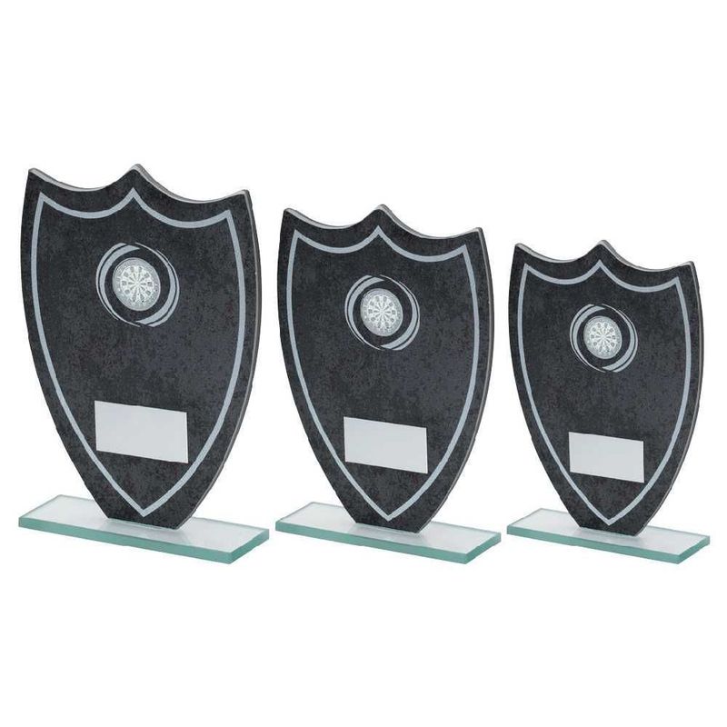 Black Glass Dart Award (Available in 3 Sizes) Black Glass Dart Award (Available in 3 Sizes)