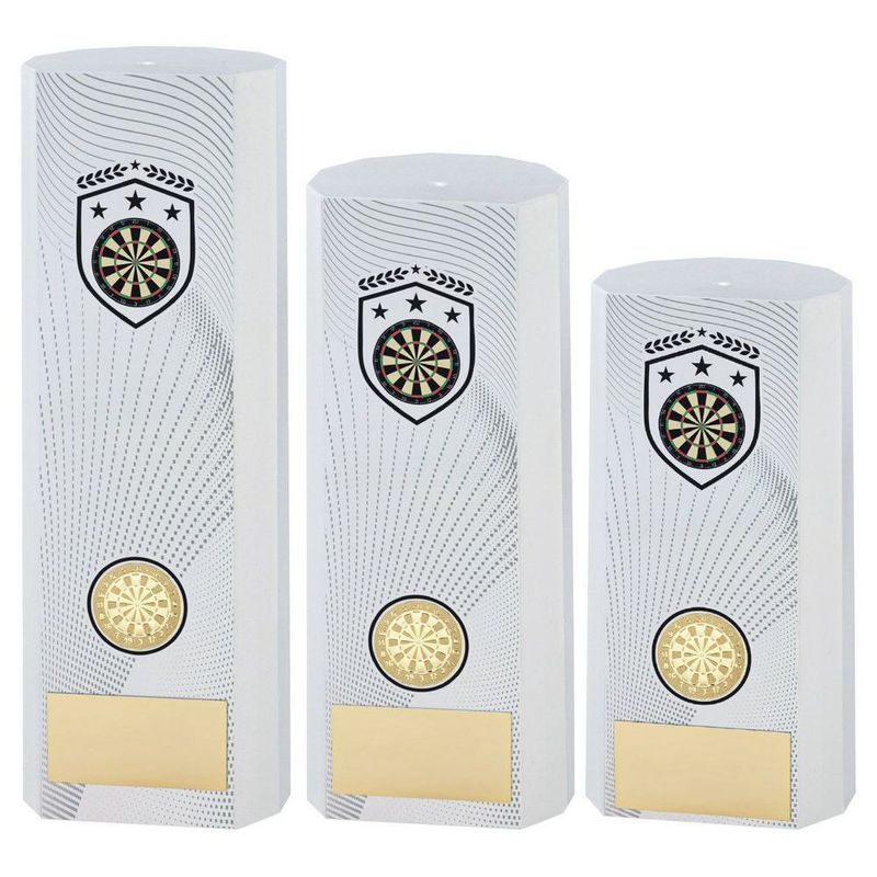 Column Dart Award White (Available In 3 Sizes) Column Dart Award White (Available In 3 Sizes)