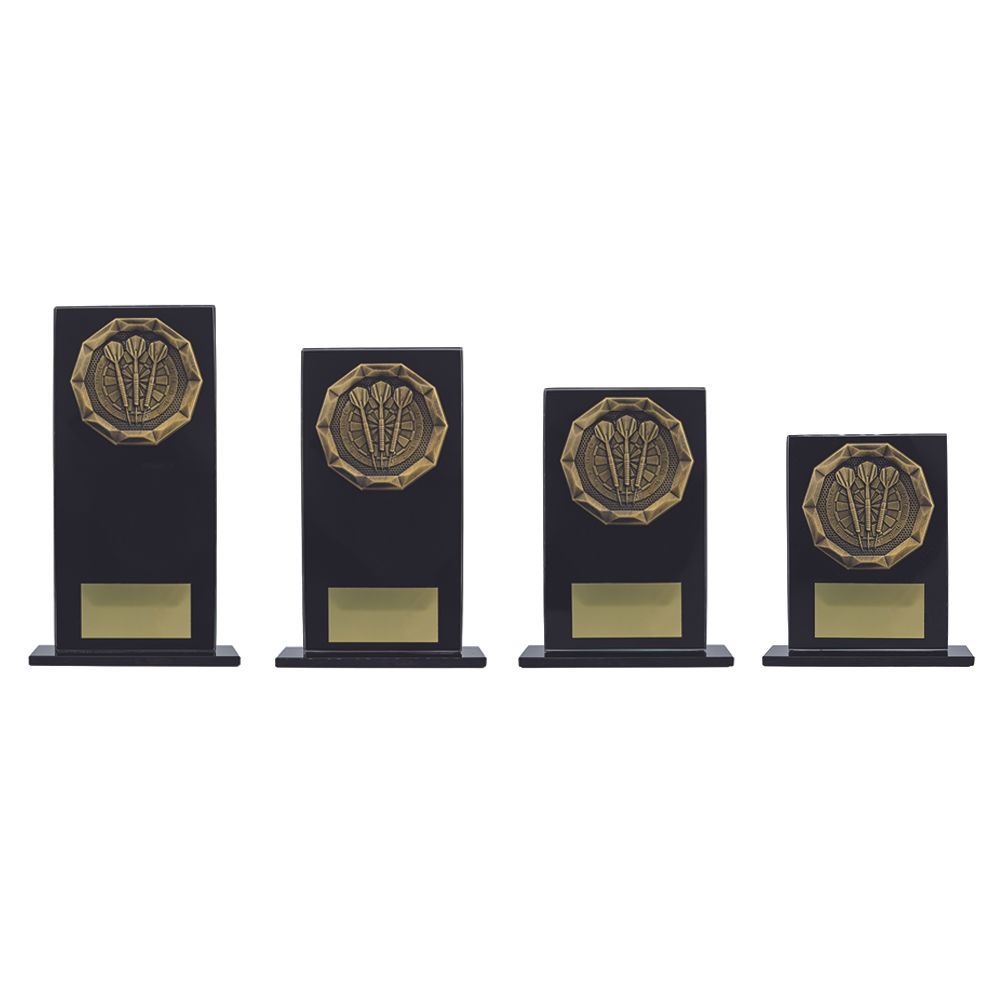 Black Glass Plaque (Available In 4 Sizes)