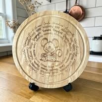 30cm Decorative Bread Board (World Cheeses) 30cm Decorative Bread Board (World Cheeses)
