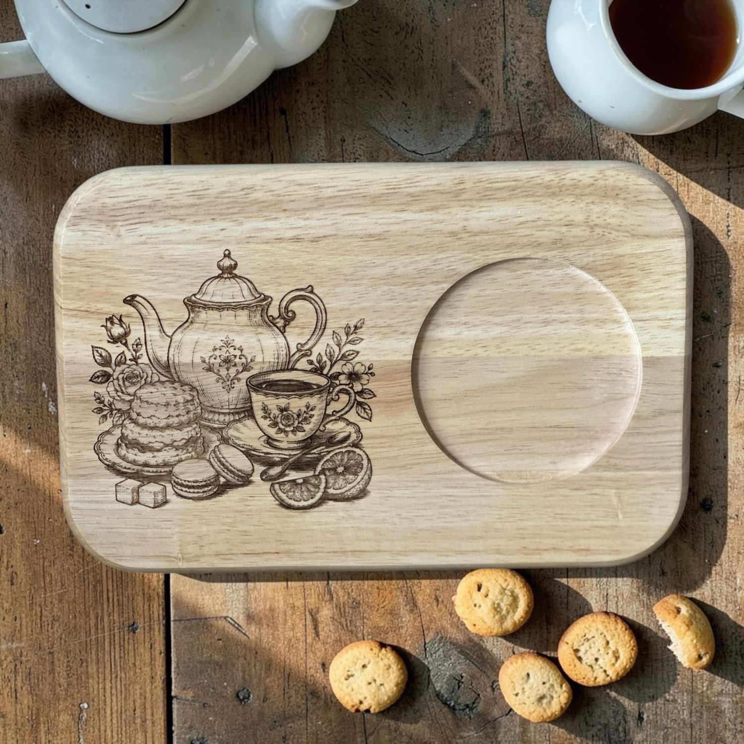 Tea & Biscuit Mini Tray (Teatime) Tea & Biscuit Mini Tray (Teatime)