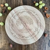 Wood Lazy Susan (Tree Of Life) Wood Lazy Susan (Tree Of Life)