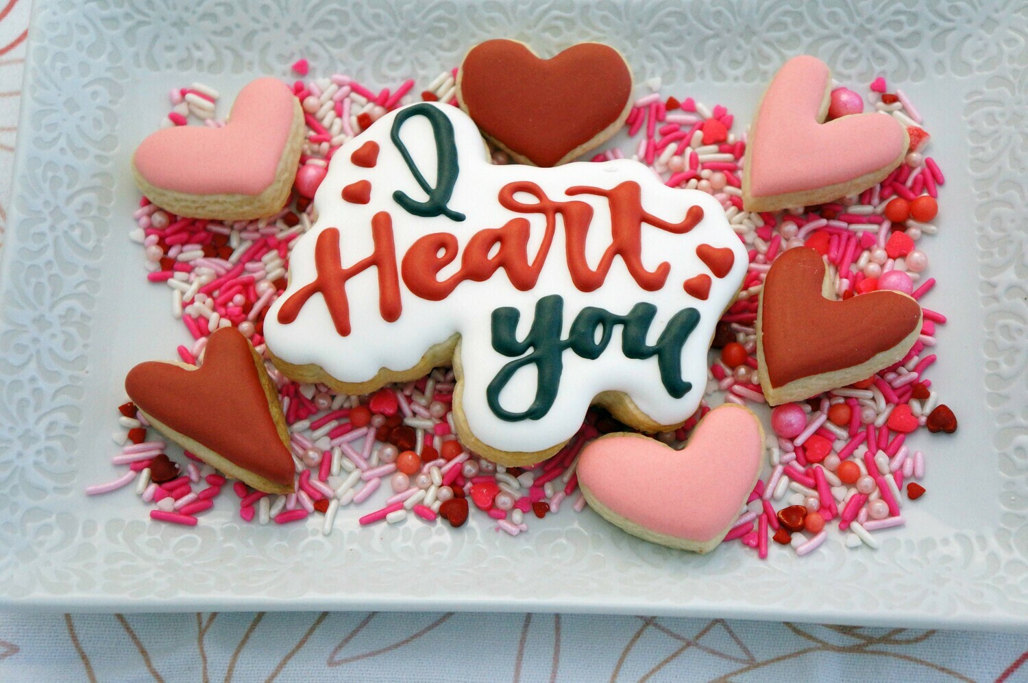 "I Heart You" Cookie Set