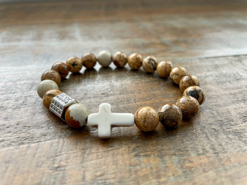 Have A Little Faith - Natural Stone (Silver)
