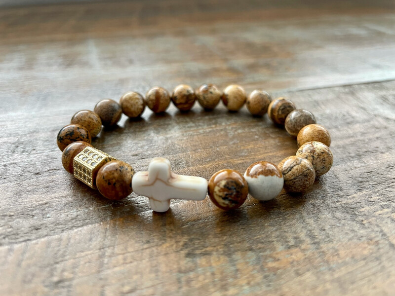 Have A Little Faith - Natural Stone (Gold)