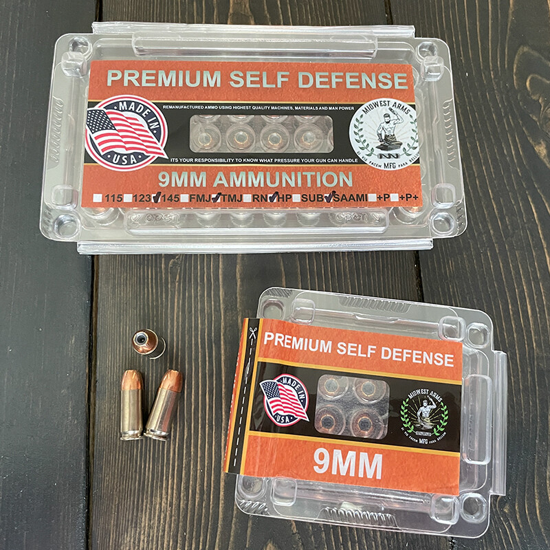 9mm - Midwest Arms Rapid Defender 145gr JHP
