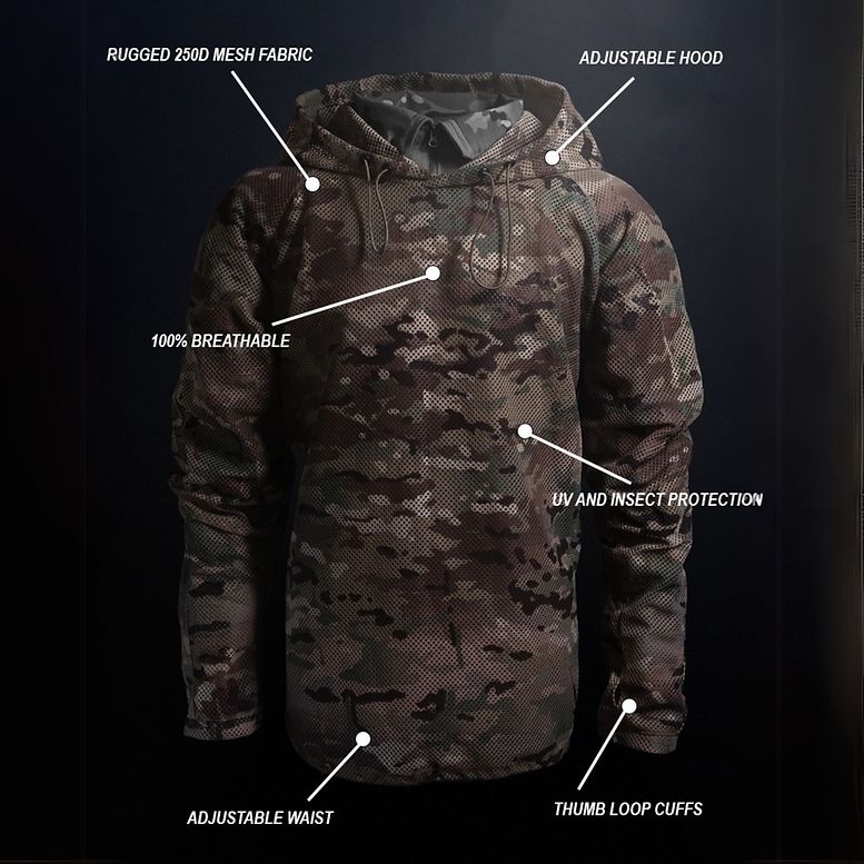 Wet-Wrx Summer Combat Hoodie - Multicam