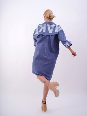 Printed Shirtdress