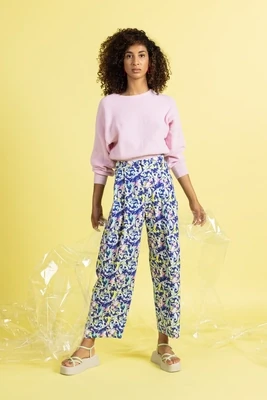 Hose &quot;LIQUOR&quot; blau/rainbow