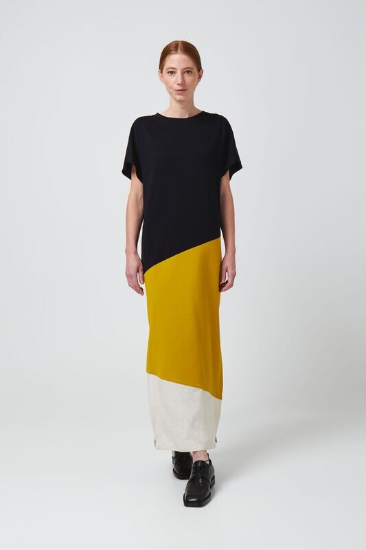 T-Shirt Kleid colourblock