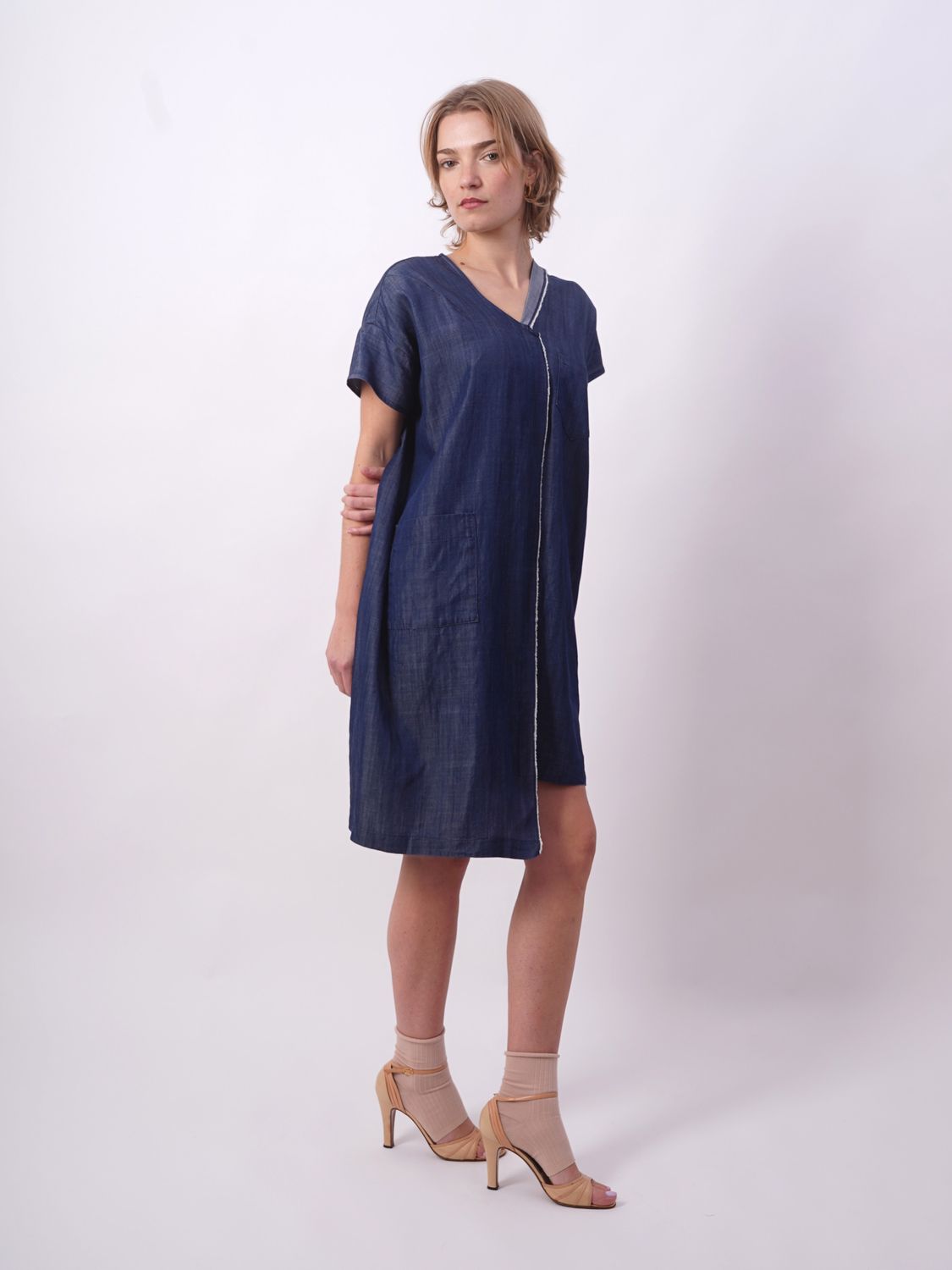 Kleid jeansblau