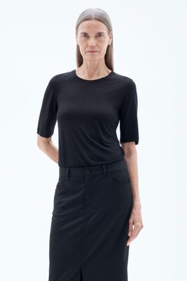 T-Shirt Elena Tencel Tee schwarz