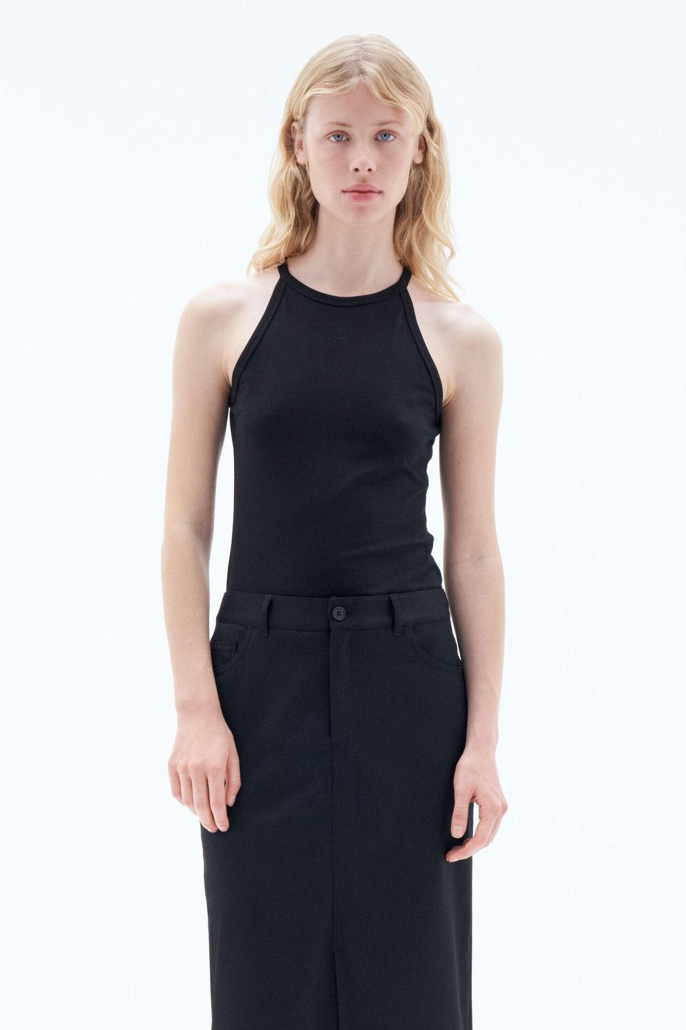 93 cotton tank black