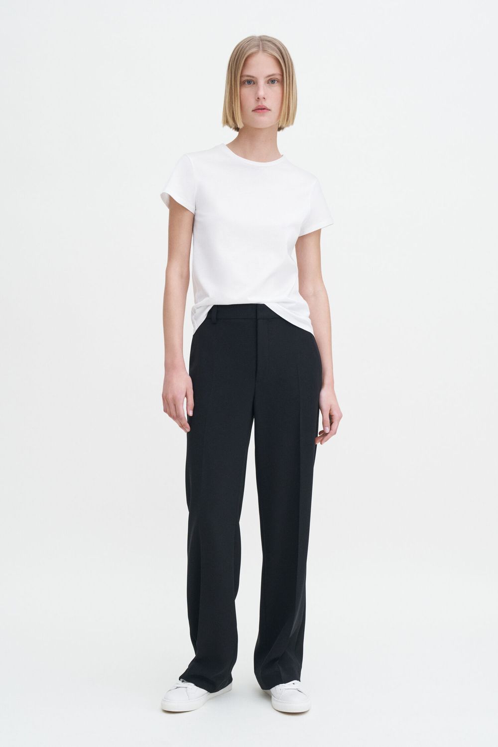 Soft cotton tee white