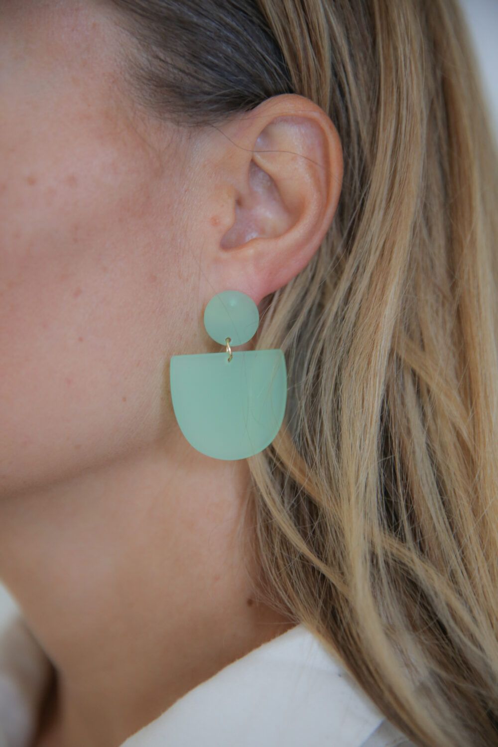 Ohrstecker pastell mint