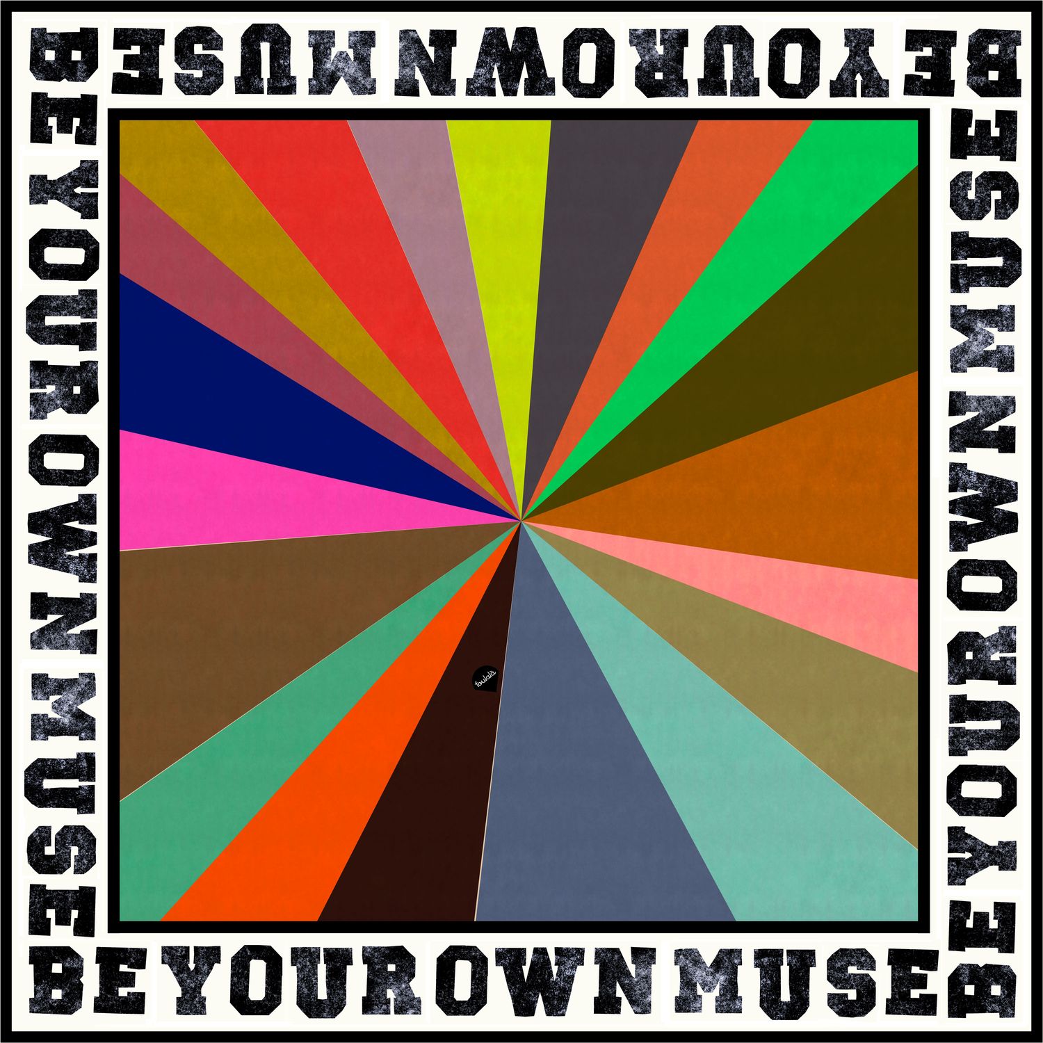 Grand Foulard Be Your Own Muse