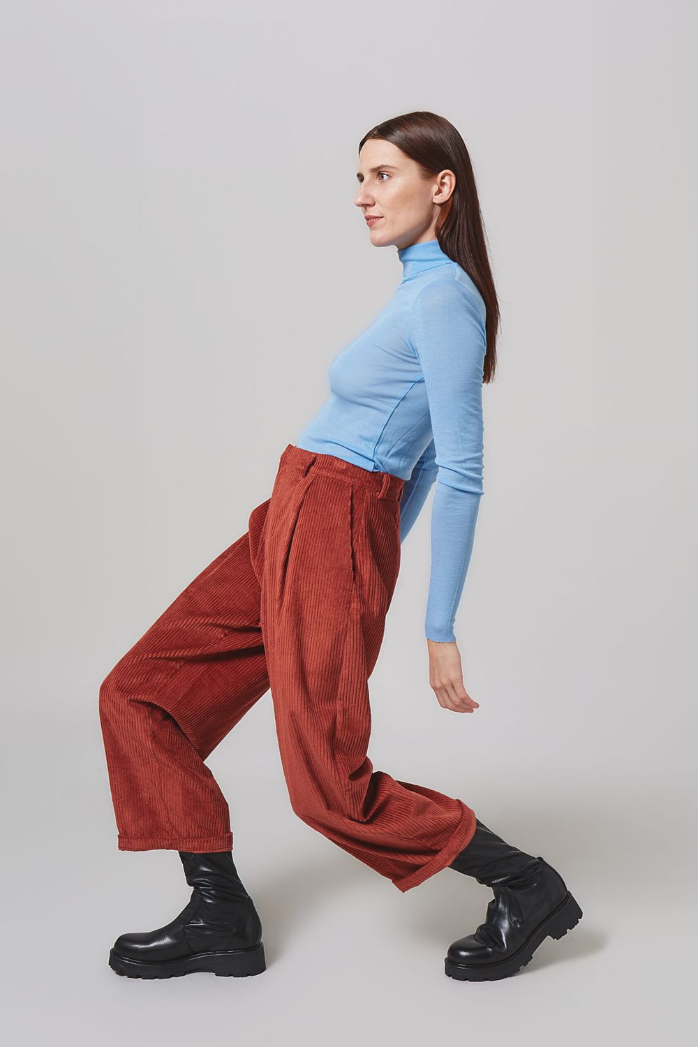 Cordhose orange