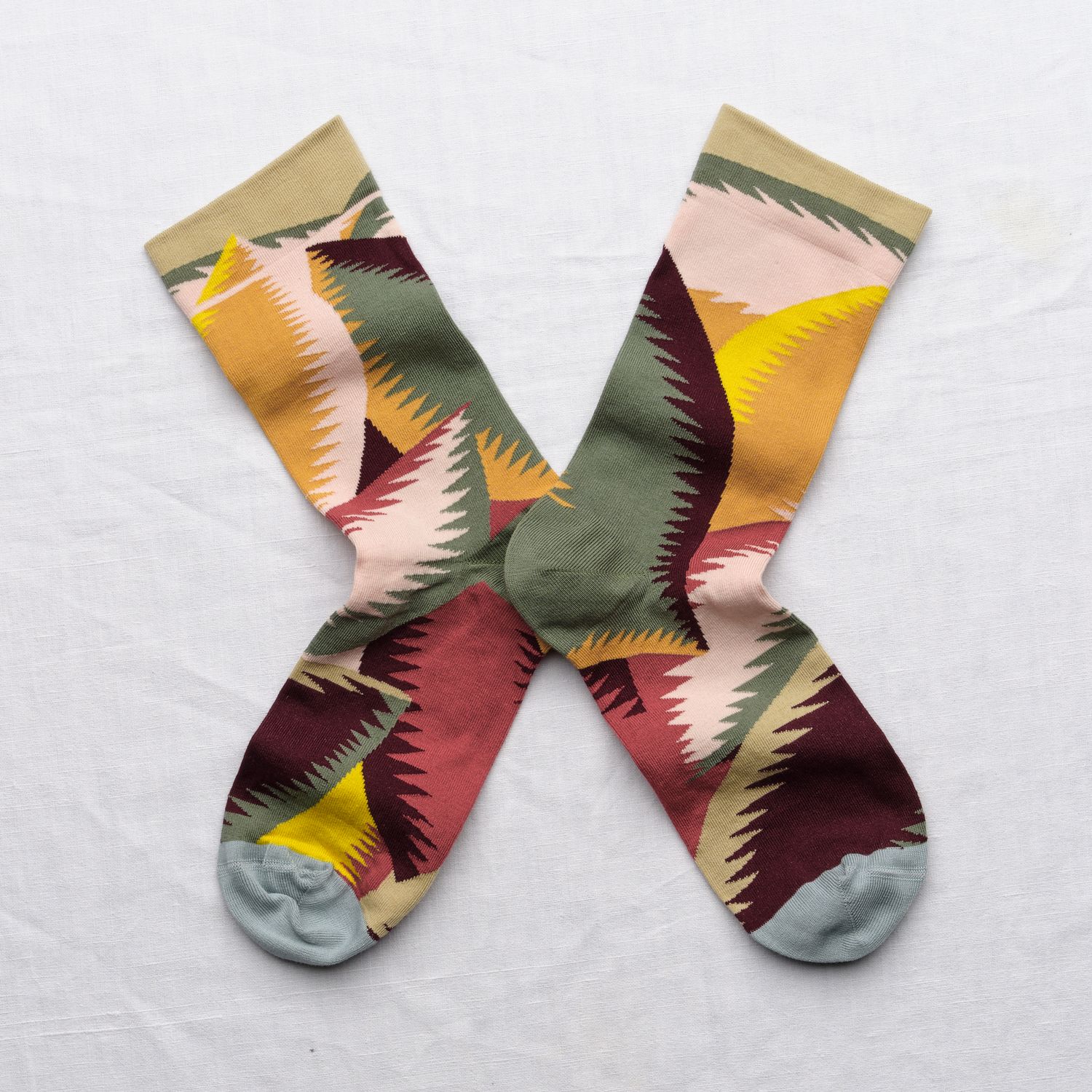 Socken abstrakte Blätter