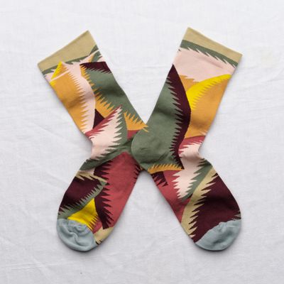 Socken abstrakte Blätter