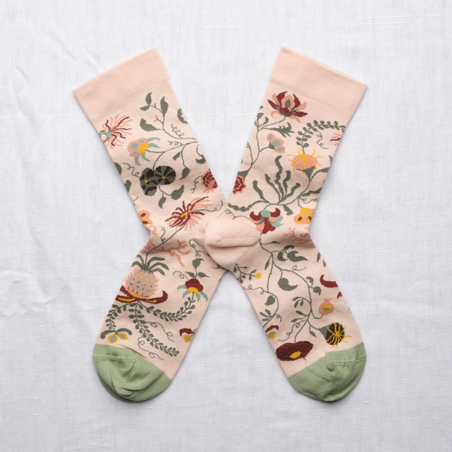 Socken Rosenblüten