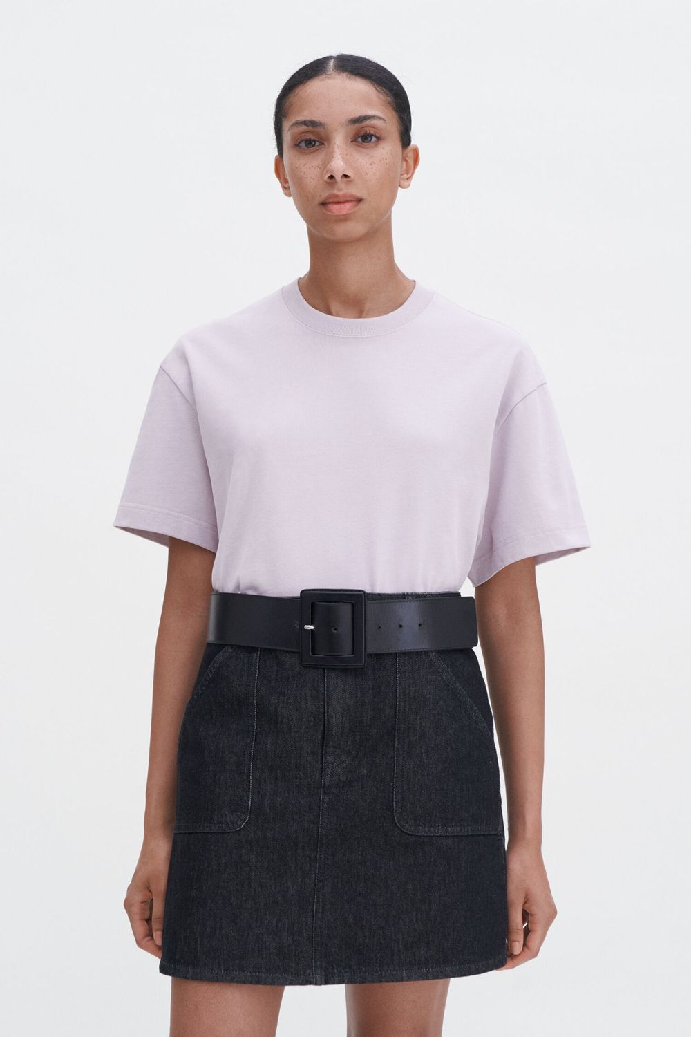 Oversized Tee faded violet
