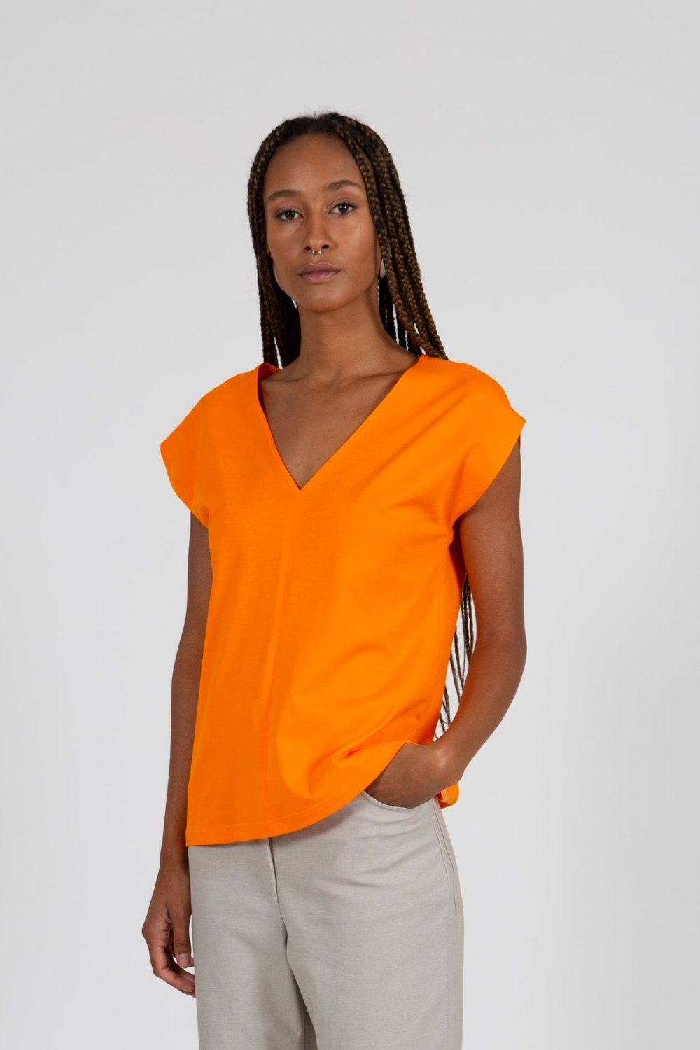 T-Shirt Camilla Mandarino