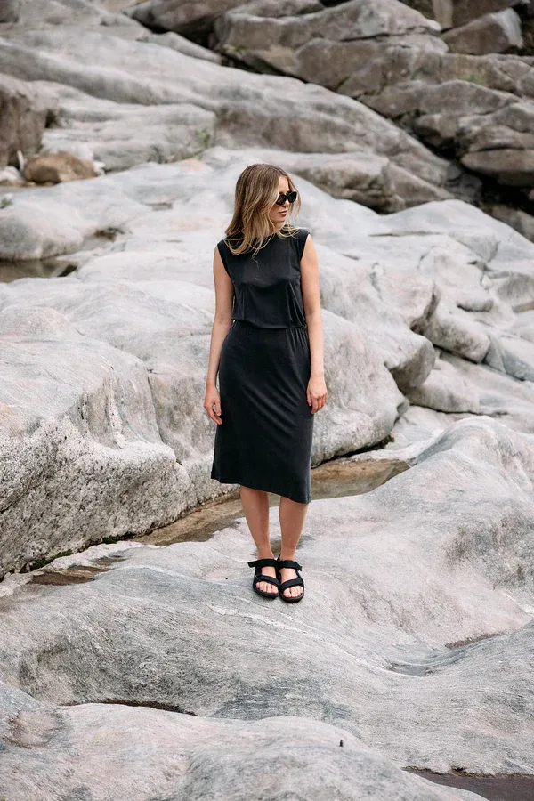 Cupro Midi Skirt