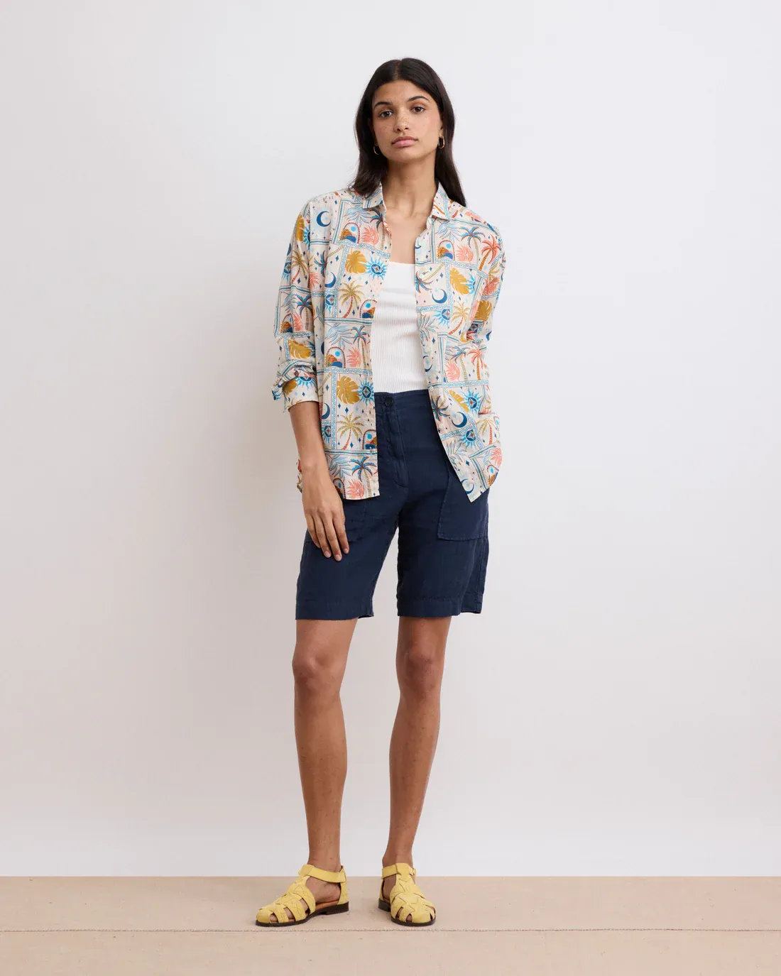 BERMUDA-SHORTS SATURNE navy-blue