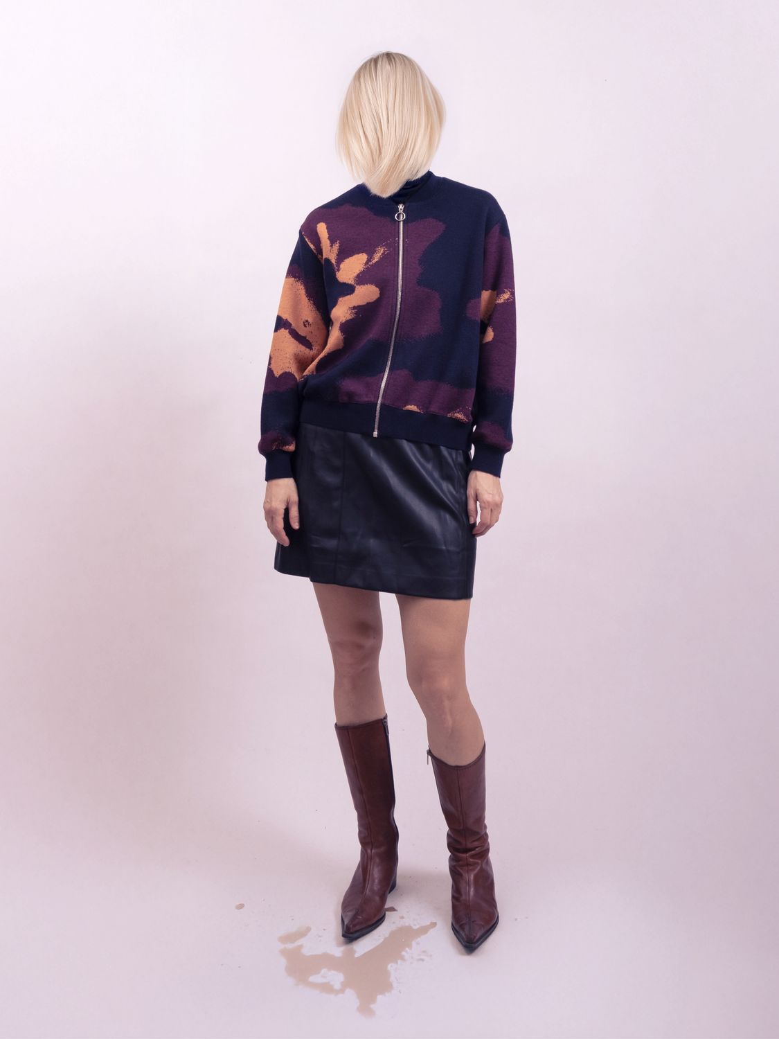Jacket 1 &quot;Winter Flowers&quot; Jacquard