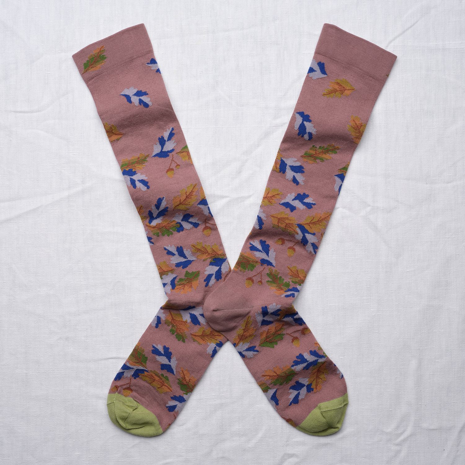 Kniesocken Eiche Traube