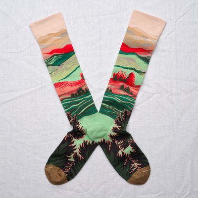 Kniesocken Landschaft