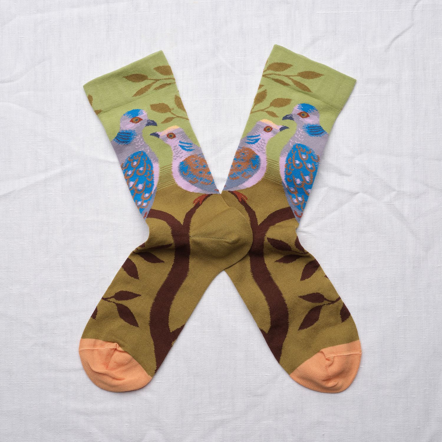 Socken Absinth-Taube