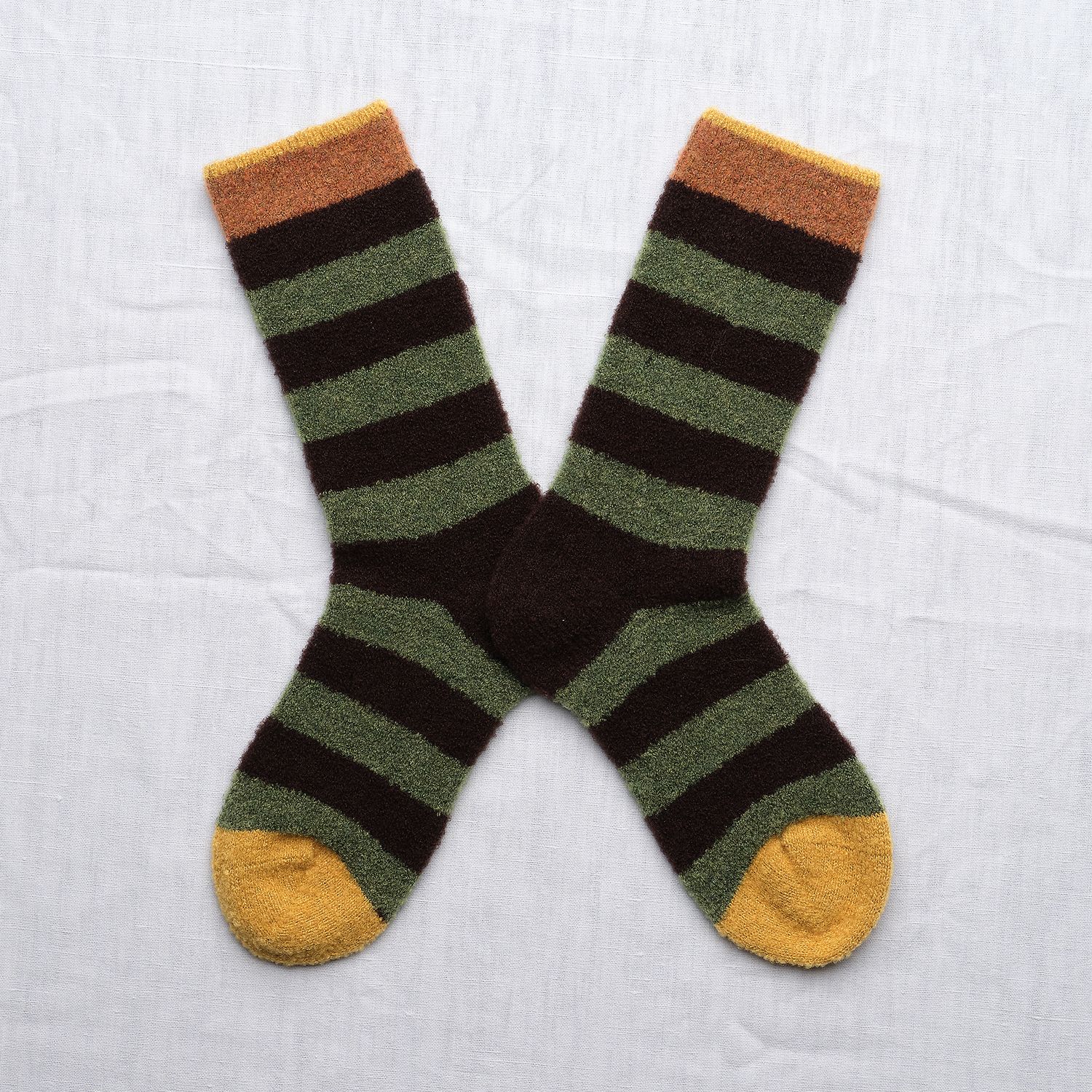 Socken gestreift warm